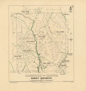 Cairnside and Manor survey districts [electronic resource] / drawn by V.S.P. Pickett.