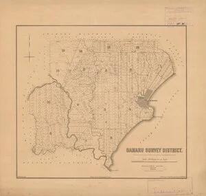 Oamaru Survey District [electronic resource] / W. Spreat, lith.