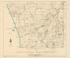 Coast & Awaroa Survey Districts [electronic resource] / A.J. Stewart, delt., Sept. '32.