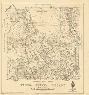 Waitoa Survey District [electronic resource] / Delt., A.S. Jamieson, 1933.