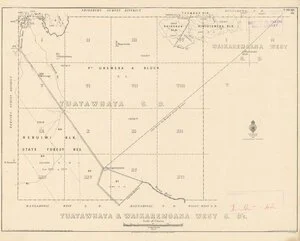 Tuatawhata & Waikaremoana West S.D's. [electronic resource] / E.T. Healy, delt. 1939.