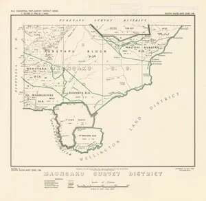 Maungaku Survey District [electronic resource] / A. Rocard, delt., June 1935.