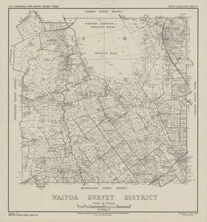 Waitoa Survey District [electronic resource] / delt. A.S. Jamieson, 1933.