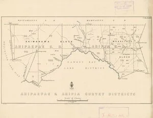 Ahipaepae & Aripia Survey District [electronic resource] / E.T. Healy, delt., Oct. 1937.