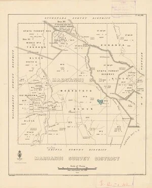 Maruanui Survey District [electronic resource] / delt. H.R. Cochran, Nov. 1937.