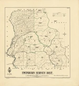 Swinburn Survey Dist. [electronic resource] / drawn by G.P. Wilson, March 1902.