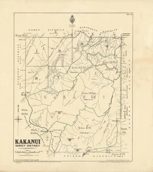 Kakanui Survey District [electronic resource] / drawn by A.H. Saunders, May 1911.