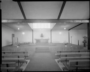 Interior of St Bernadette's Catholic Church, Naenae, Lower Hutt