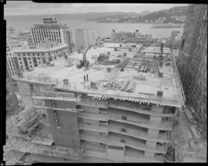 James Cook Hotel construction site, The Terrace, Wellington