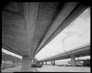 Underside of Wellington motorway