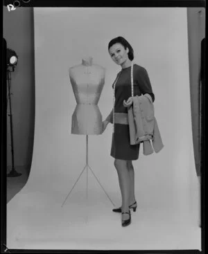 Stratra Fashion, shots of dress maker's model