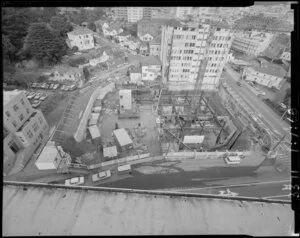 Reserve Bank of New Zealand building site works