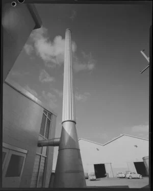 Day house including fire furnace chimney