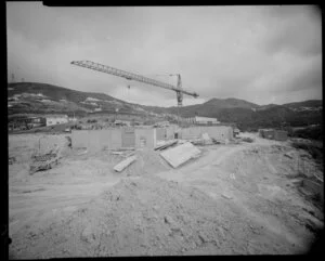 Bowen Hospital building site, Crofton Downs, Wellington