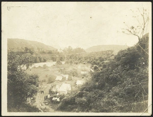 Camp alongside a river