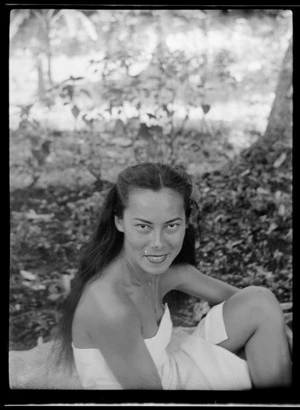 Young woman, Tahiti