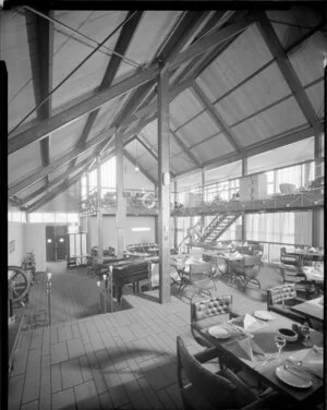 Interior of Quarterdeck Restaurant, Petone, Lower Hutt