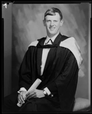 Hancock, man in academic gown