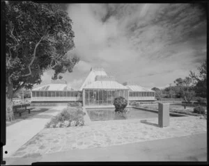 Exterior, Gibbes Watson conservatory, Myrtle Street, Lower Hutt