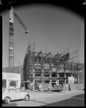 Construction of the Head Office and Cool Store building for New Zealand Breweries, Wellington