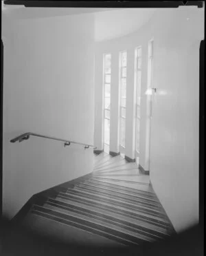 Staircase, Roman Catholic mission house, Napier