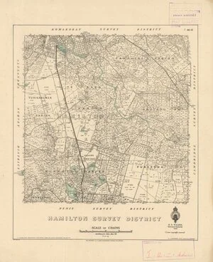 Hamilton Survey District [electronic resource] / A.J. Stewart, delt., Mar: '33.