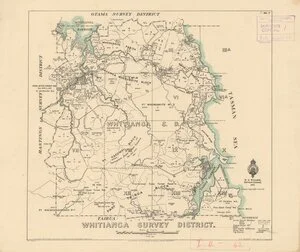 Whitianga Survey District [electronic resource] / delt. J.F.A. Cameron, 1932.
