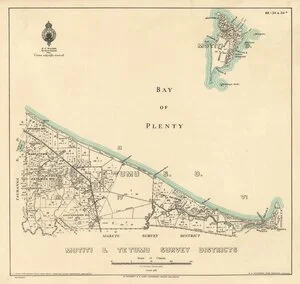 Motiti & Te Tumu Survey Districts [electronic resource] / H.J. Fletcher, March 1933.