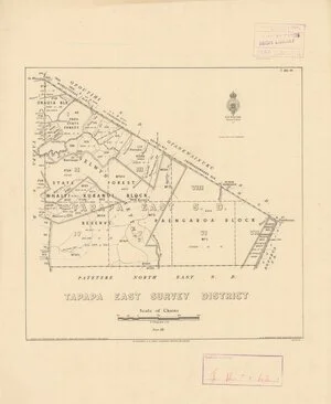 Tapapa East Survey District [electronic resource] / E.T. Healy, delt. 3/'35.