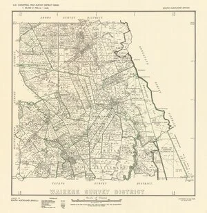 Wairere Survey District [electronic resource] / delt. H.R. Cochran, 1933.