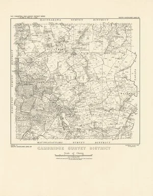 Cambridge Survey District [electronic resource] / delt. T.P. Mahony.