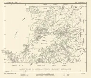 Albatross & Kawhia North Survey District [electronic resource] / T.P. Mahony, 1933.