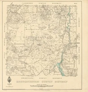 Maungatautari Survey District [electronic resource] / T.P. Mahony, 1933.