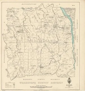 Wharepapa Survey District [electronic resource] / delt. T.P. Mahony, June '33.