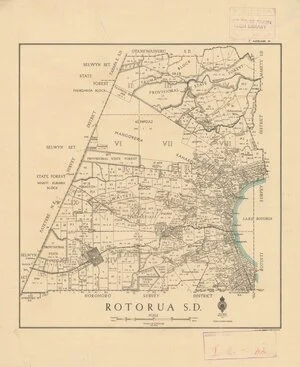 Rotorua S.D. [electronic resource] / drawn by C.A. George, Dec. 1946.