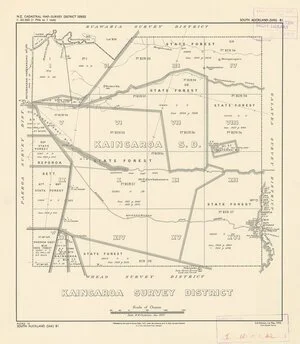 Kaingaroa Survey District [electronic resource] / delt. H.R. Cochran, Dec. 1937.