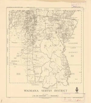 Waimana Survey District [electronic resource].
