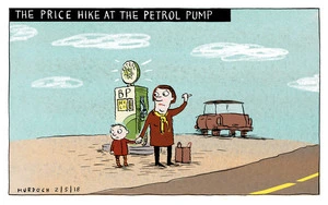 The price hike at the petrol pump