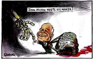 John McCain meets his maker