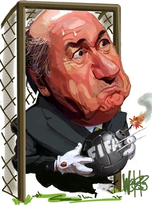 Webb, Murray, 1947- :Sepp Blatter. 30 May 2011