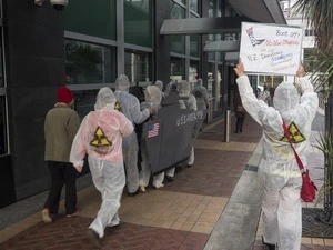 Peace Action Wellington demonstration