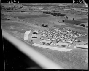 Aerial view of Woodbourne Air Force Base, Blenheim