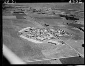 Aerial view of Woodbourne Air Force Base, Blenheim