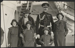 Lord and Lady Galway and their children