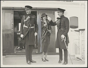 Lord and Lady Galway with Captain A Heber-Percy