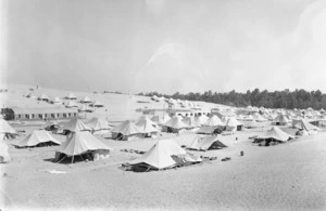 Bull, G, fl 1945 : NZ Area Puttick camp in Mena, Egypt, after the arrival of 10th reinforcements