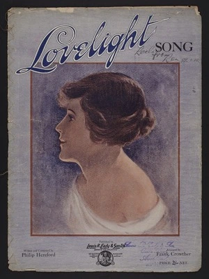 Lovelight : song / written and composed by Philip Hereford ; arranged by Frank Crowther.