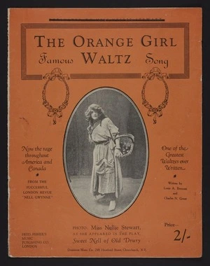 The orange girl : famous waltz song / written by Louis A. Benzoni and Charles N. Grant.