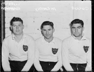 Rugby players Currie, McKinstry and Werrey