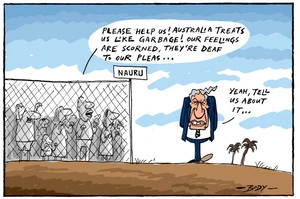 [Winston Peters and NZ's offer to Australia to accept refugees from Nauru]